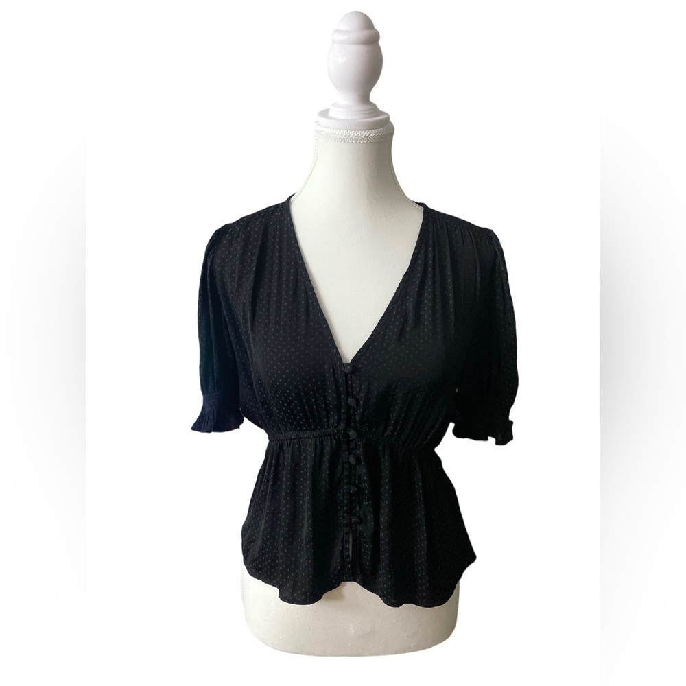 Nordstrom Ten Sixty Sherman - Short sleeve button down blouse